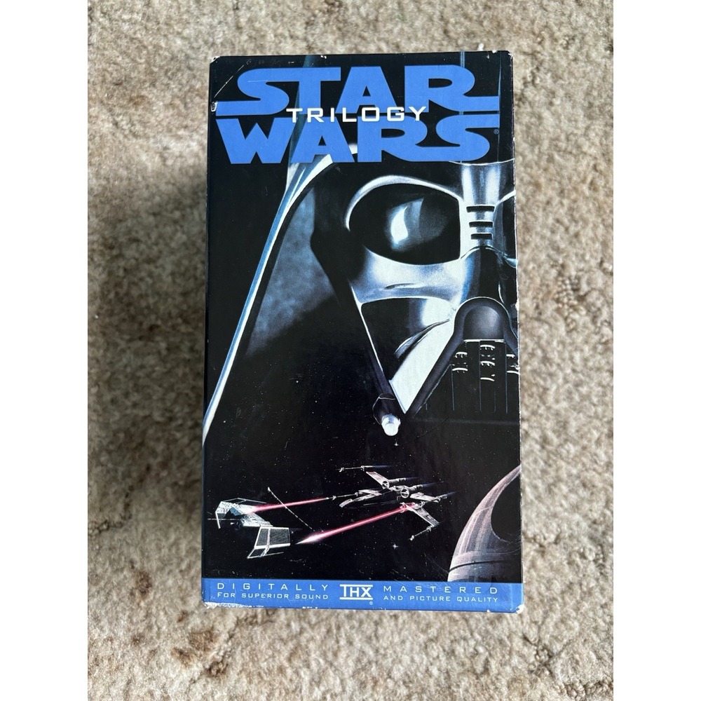 Star Wars VHS Lot 1995 Trilogy Faces Box Set Incomplete Empire Strikes Back